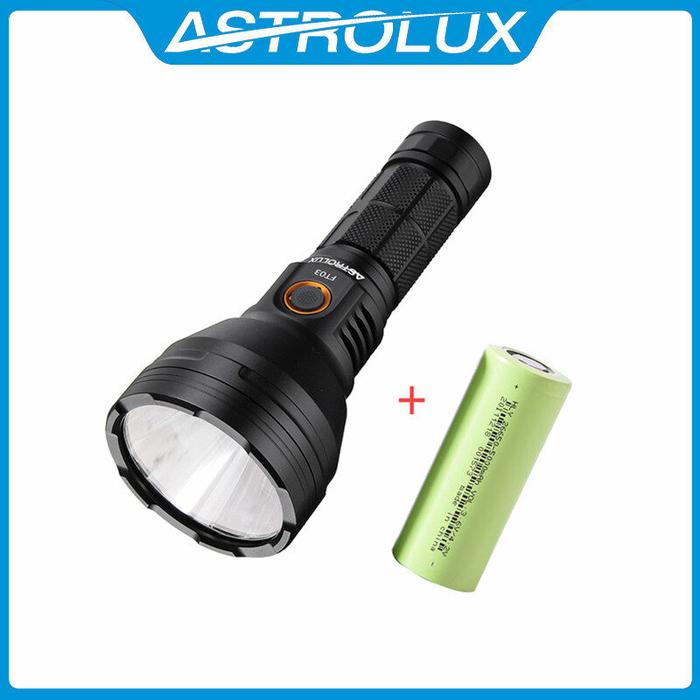 Astrolux FT03 Senter USB-C, SST40-W 2400lm 875M NarsilM V1.3 dengan