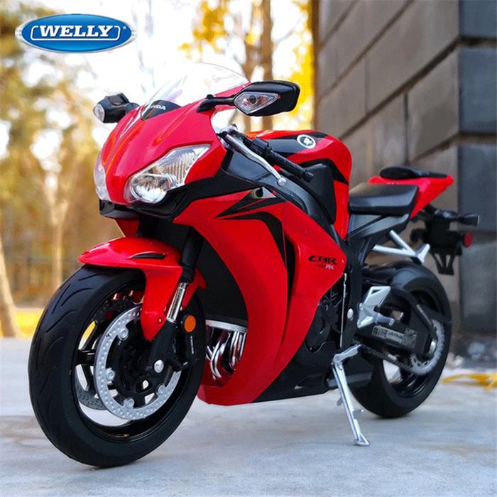 WELLY 1:10 HONDA CBR1000RR Alloy Racing Motorcycle Model Simulation
