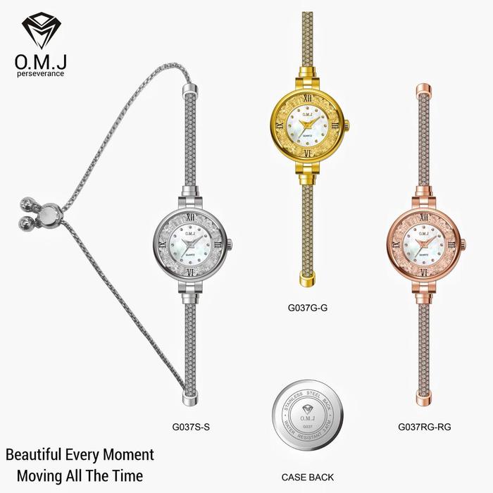 OMJ, Jam Tangan Analog Wanita Watch G037 Series