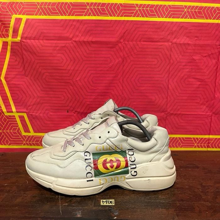 Sepatu second branded Gc rhyton leather size 43