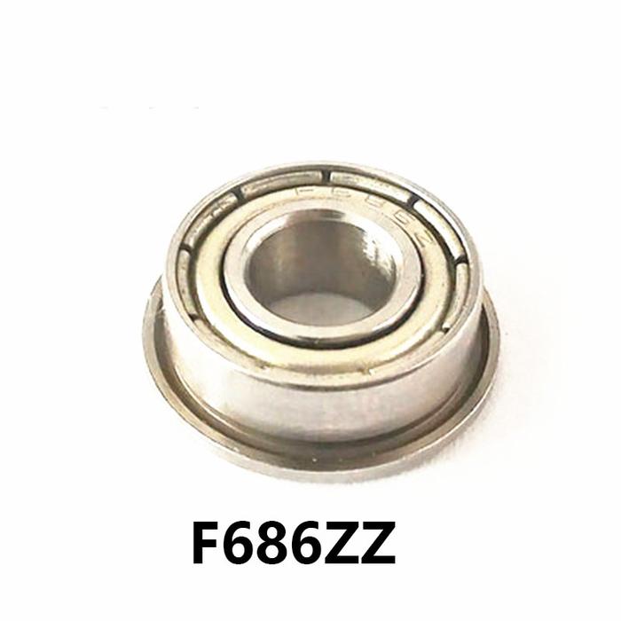 5pcs/lot F686ZZ Miniature Mini  Flange Bearing F686-ZZ  F686ZZ