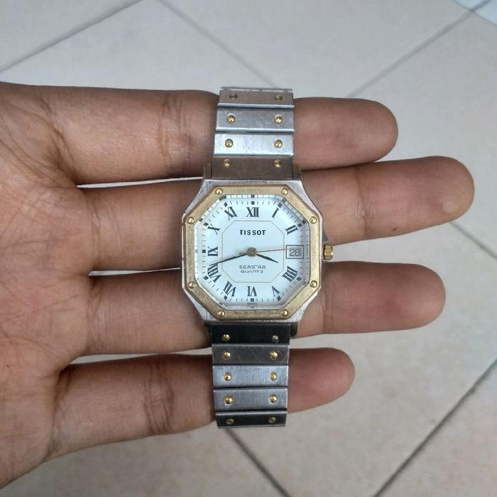 Tissot Santos Seastar not omega longines movado zenith mido seiko longines roman dial tank divers en