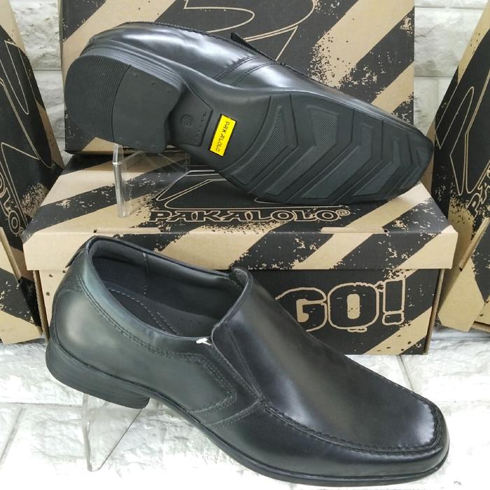 PAKALOLO Sepatu Pakalolo Boots 7019 Pantofel Kulit Pria Original Hitam Full Grain Lining Synthetic I