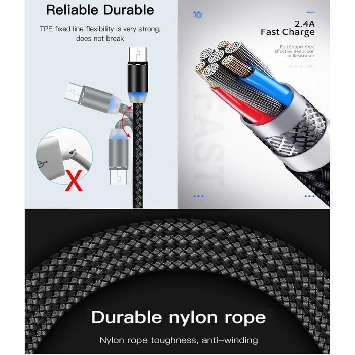 KABEL CHARGER CAS MAGNET-CABLE CHARGER MAGNET MICRO USB