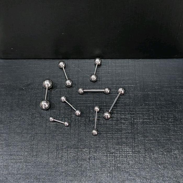 ANTING BARBEL TELINGA LIDAH / TINDIK TELINGA / PIERCING TITANIUM / BARBEL LIDAH