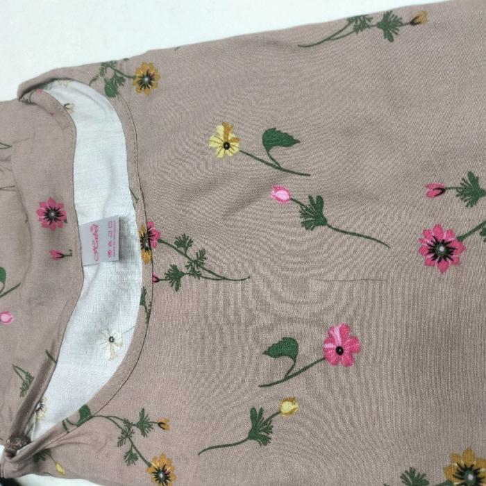 daster habel Wanita Baju Katun Motif Dewasa Rayon Tidur Remaja Piyama Bunga