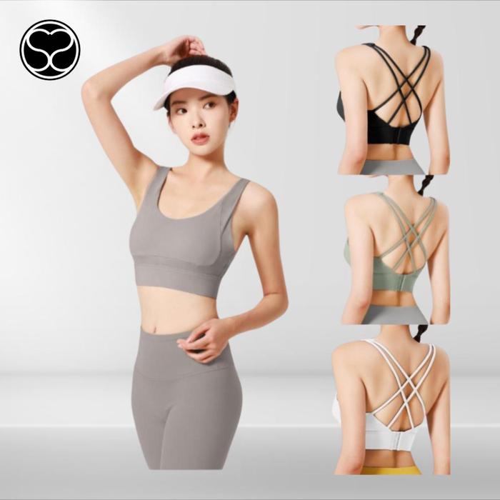 SecondShape - Sonia Sport Bra Wanita Olahraga Yoga  Gym Fitness Tennis Padel