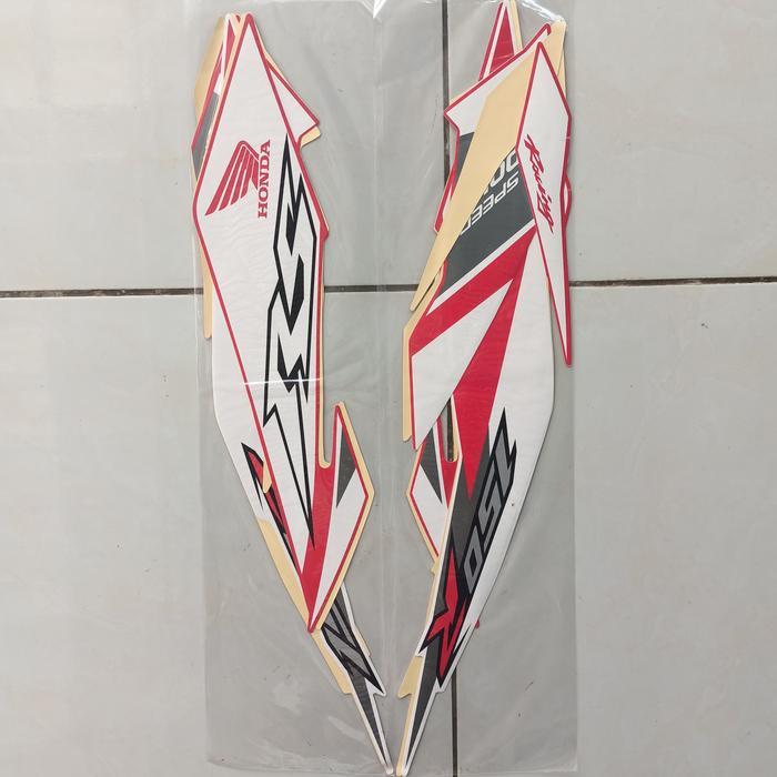 stiker striping honda sonic rs 150r 2019 merah lis body standar [NTS]