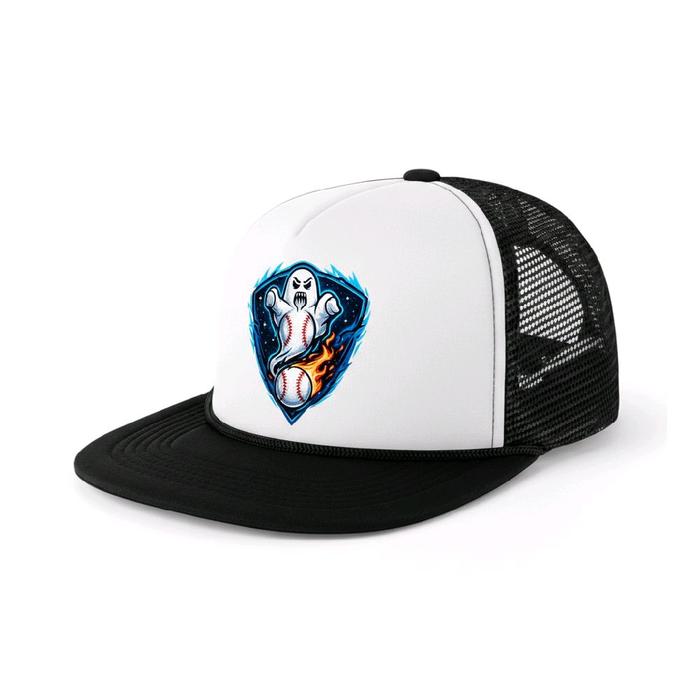Topi Snapback Premium Logo Ghost Ball Dewasa Nyaman Dipakai Cocok untuk Laki-laki dan Perempuan Jahi