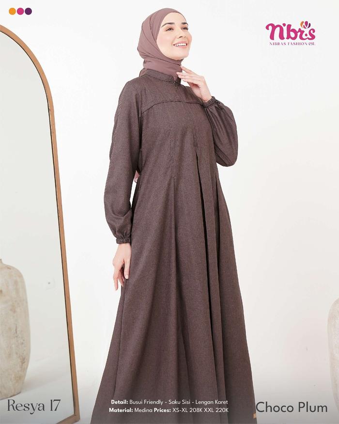 GAMIS NIBRAS TERBARU KEKINIAN RESYA 17