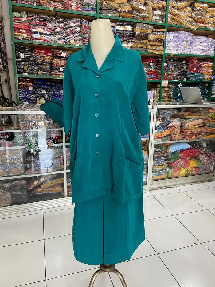 SERAGAM PKK PENDEK HIJAU TOSCA