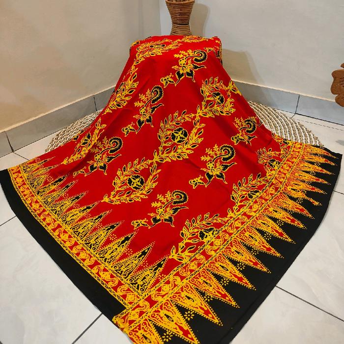 BATIK SEWEK MERAH JRENG MOTIF KROKOT BANYUWANGI