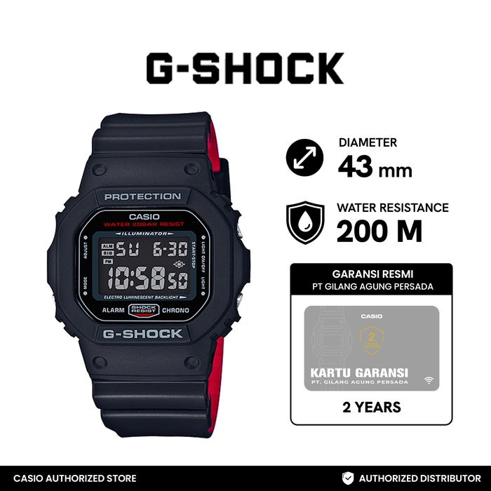 Jam Tangan Pria G-SHock DW-5600HR-1DR Digital