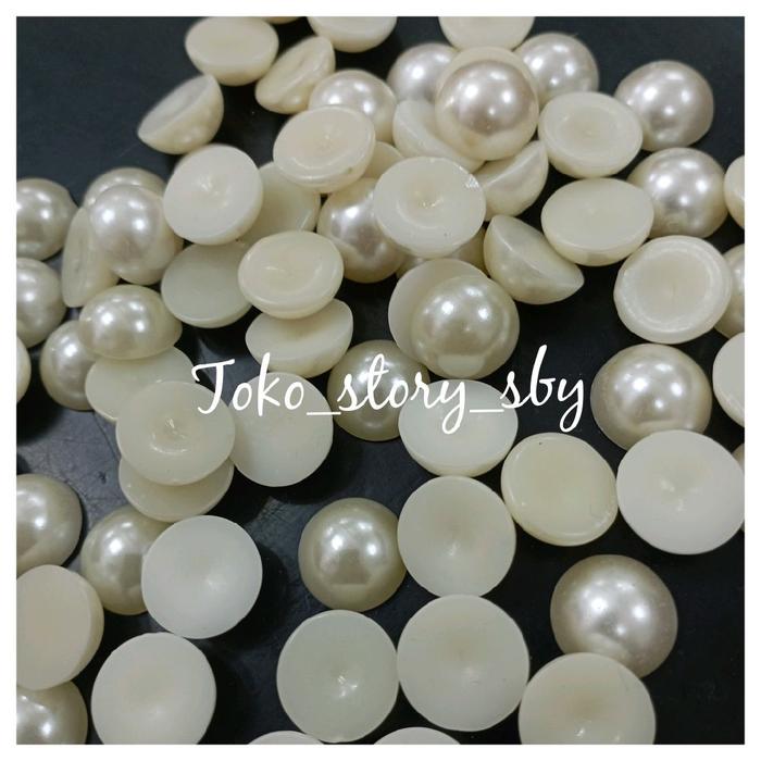 2 LUSIN (24 BIJI) 14MM - MUTIARA BELAH
