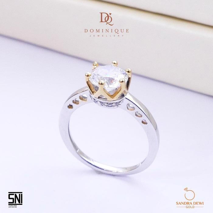 Cincin - Love Valentine Series Sandra Dewi Gold 75,5% Sni