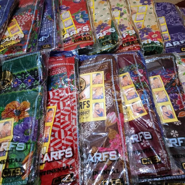 cts scarf - CTS jadul 3pcs - kerudung segiempat CTS - CTS uk72*72cm Katun