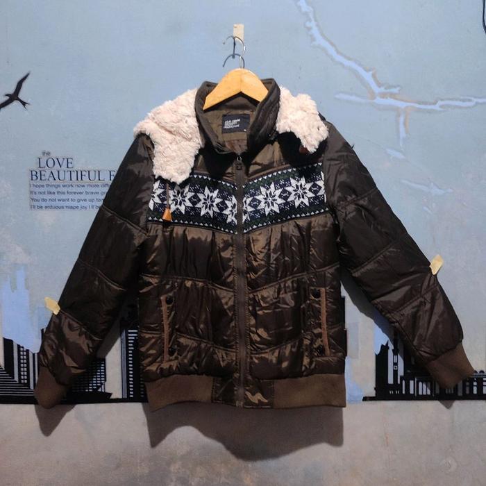 Jaket casual winter puffer tebal JOFF FEMME