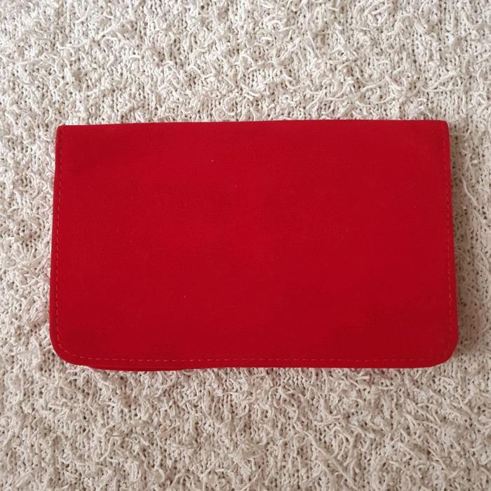 Pouch Ponds Beludru Merah Cantik Ori