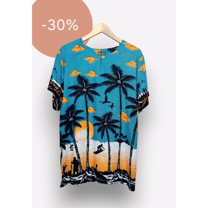 TERBARU baju kaos pantai moti awan / kaos pantai pria / baju pantai bali pria