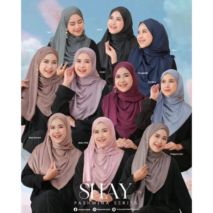HIJAB PASMINA SHAY AZAMKA // PASMINA LASETCUT // PASMINA AZAMKA