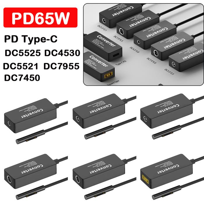 15V 4A 65W Tablet PC Charger for Microsoft Surface Pro X 9 8 7 6 5 4
