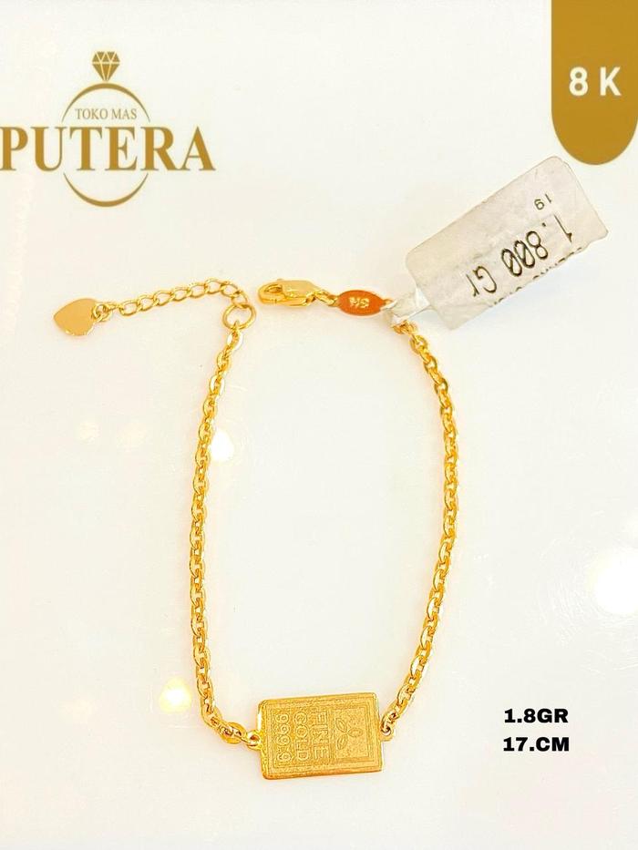 gelang rantai LM 1.8 gr 17cm