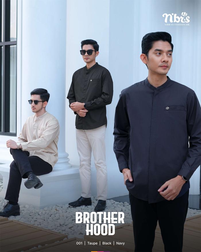 Brotherhood 001 & Brotherhood 002 by Nibras Baju Atasan Koko Panjang & Pendek