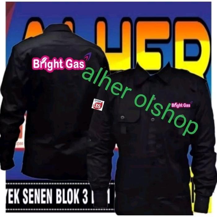 kemeja bright gas baju bright gas seragam bright gas Pdh bright gas kemeja kerja bright gas baju ker