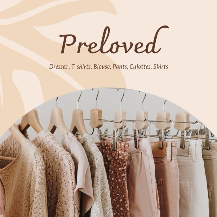 Blouse preloved dan celana preloved