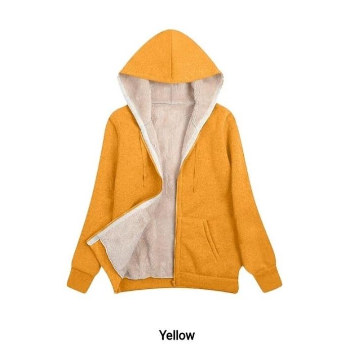 GRAB sweater jaket bulu Tebal Dan Hangat, Jaket Sherpa Hoodie Musim Dingin Ukuran Jumbo, Sweater Hoo