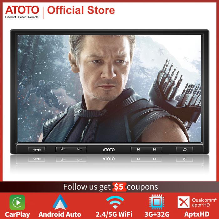 ATOTO 10.1 Inch Car Radio Multimedia Video Player 2din Android 10.0