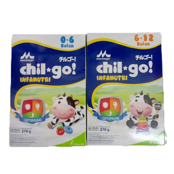MORINAGA CHILGO INFANUTRI 270G - SUSU FORMULA ANAK USIA 0-6 BULAN DAN 6-12 BULAN