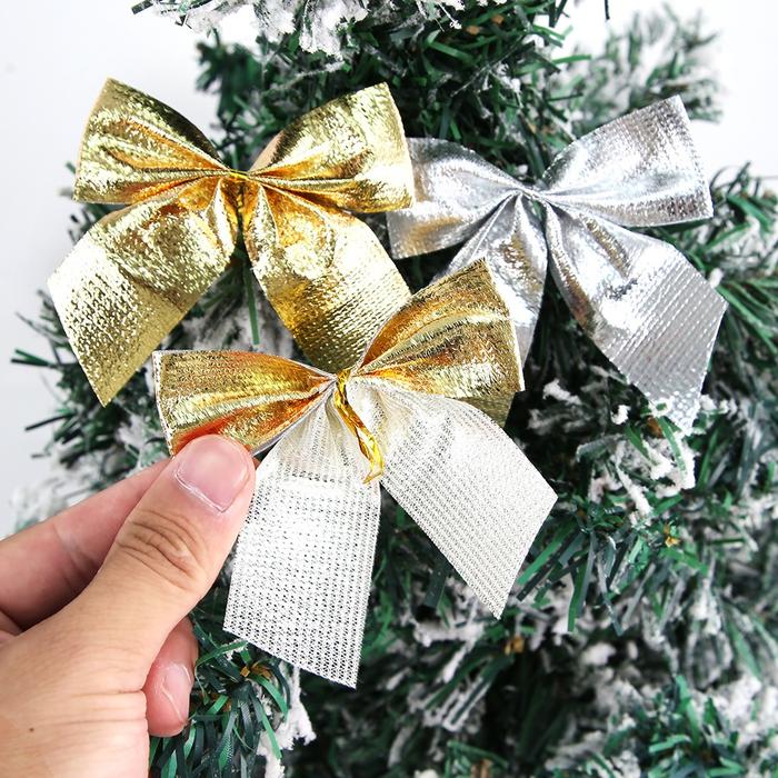 Aksesoris Pita Natal Hiasan Gantungan Pohon Natal Ornamen Salju Merry Christmass Dekorasi