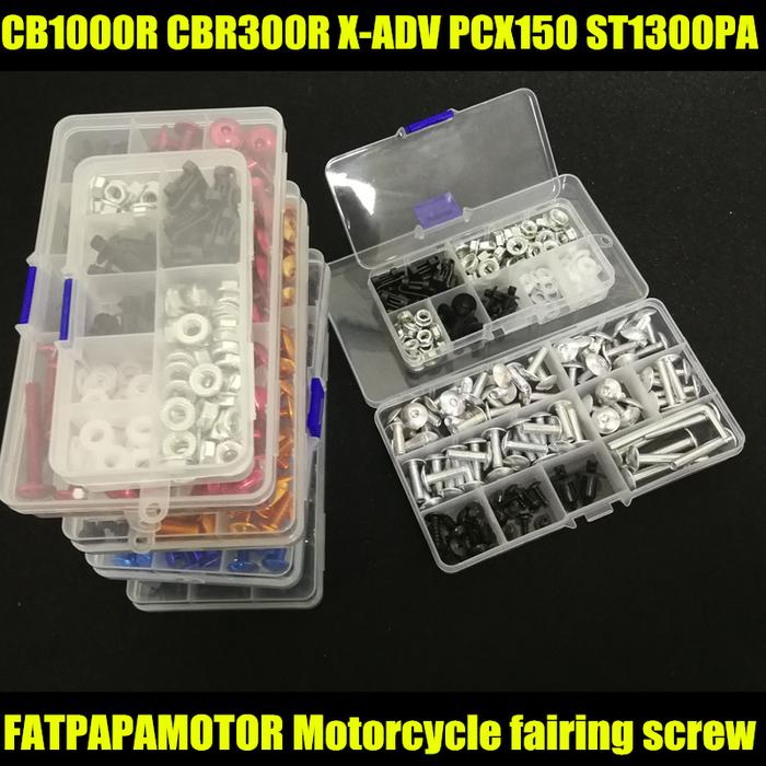 Universal Motorcycle Fairing Bolts Screw Moto Spring Bolts Honda_Cb1000R Cbr300R XAdv Pcx150 St1300P