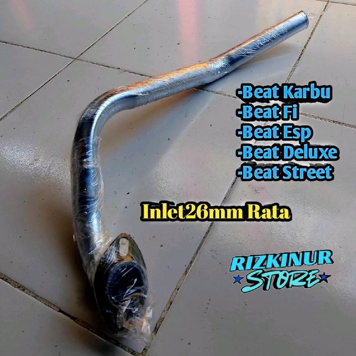 Leheran Sambungan Knalpot Inlet 26mm Beat,Scoopy,