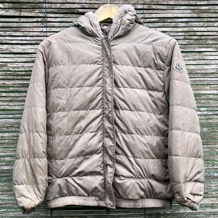 jaket MONCL3R bulang sherpa reversible winter jacket second