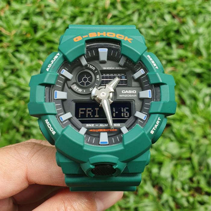 Jam Tangan Pria Casio G-Shock GA-700SC-3ADR / Gshock GA700 / Second Istimewa / Original 100%
