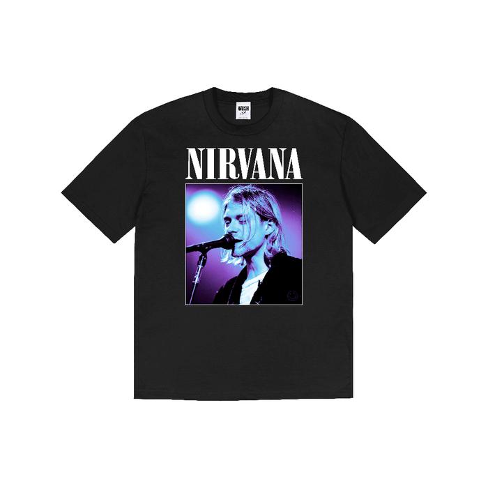 Wush Club 24s T SHIRT Baju kaos Distro Pria Wanita Bootleg Band NIRVANA