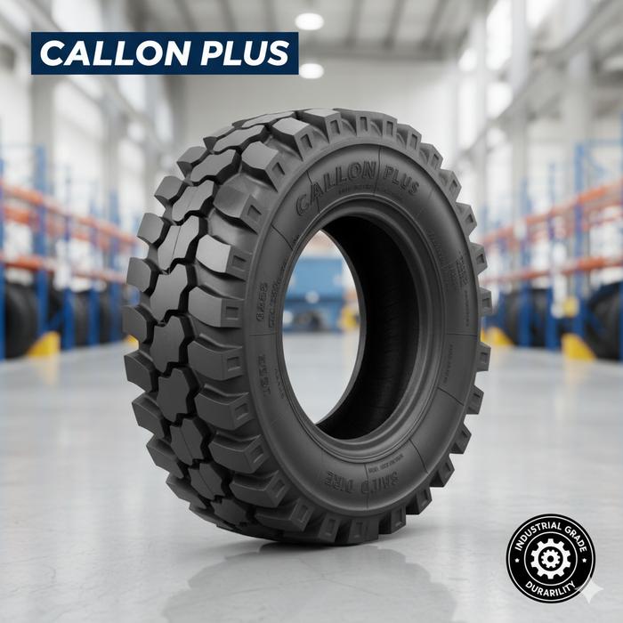 Callon Plus Tire Solid 6.50-10/5.00 LUG, BL