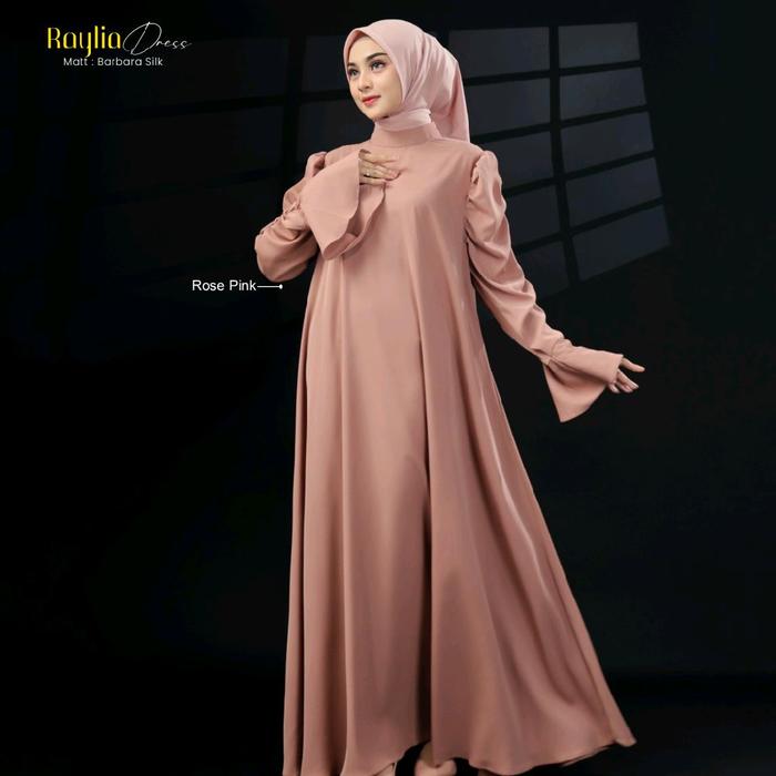 RAYLIA DRESS BY AR RAFI - Gamis Wanita Kekinian Muslim