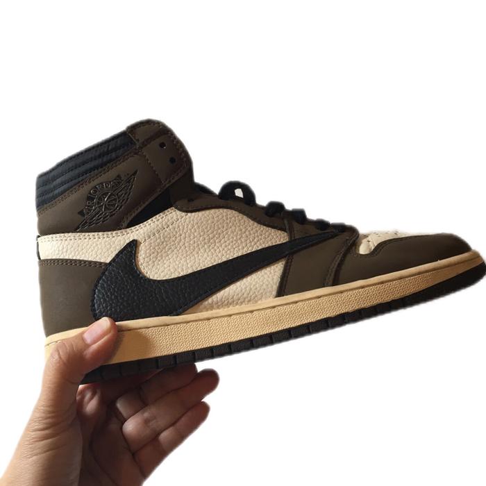 Sepatu Nik* AJ1 Travis Scott High Mocca size 44