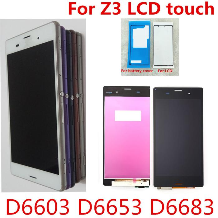 5.2'' LCD For SONY Xperia Z3 LCD Display Touch Screen D6603 D6616
