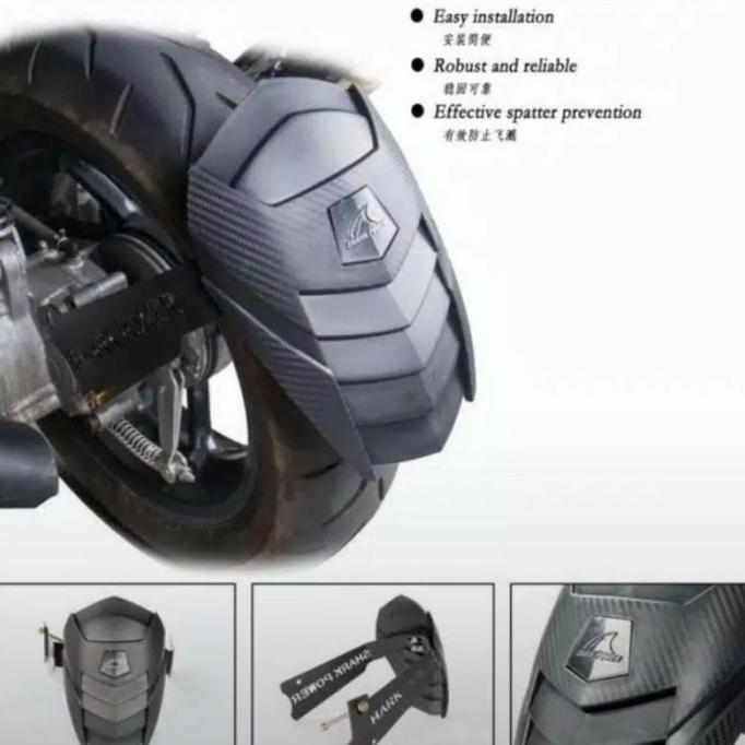 MUDGUARD UNIVERSAL SHARKPOWER MUDGUARD XABRE R25 VIXION NINJA RX KING