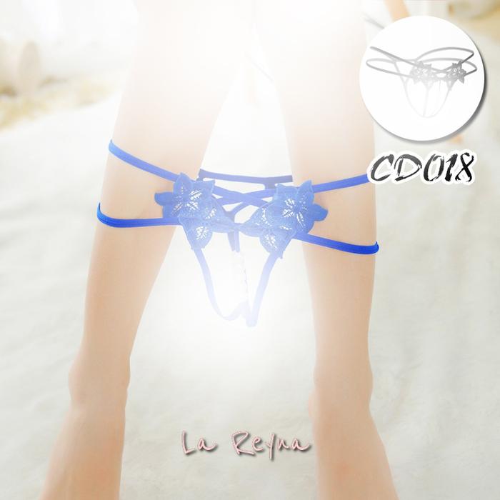 Lareyna Celana Dalam G String Mutiara Seksi Wanita Thong Big Pearl Lace CD018
