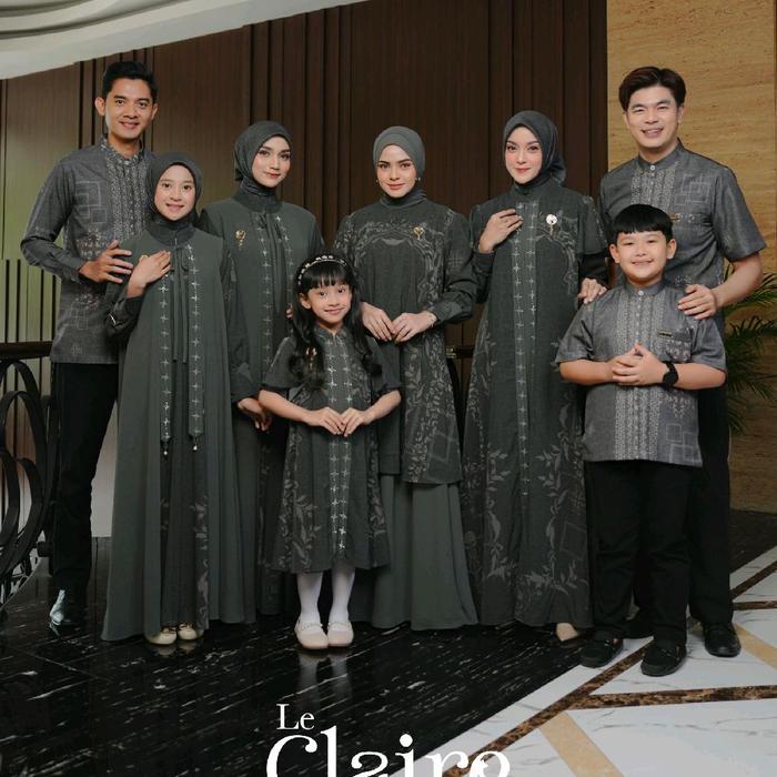 (JANGAN DICHECK OUT) Gamis terbaru Sarimbit family series LE CLAIRE BY NARARYA