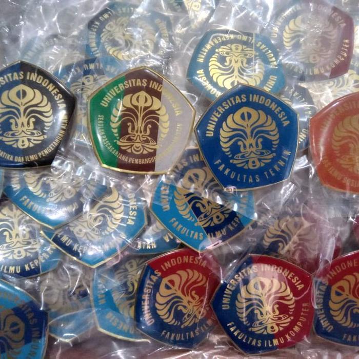 Pin wisuda logo ui, medali wisuda ui Bros
