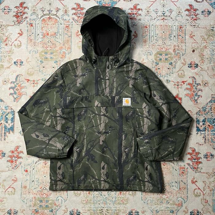 CARHARTT WIP NIMBUS PULLOVER REALTREE CAMO