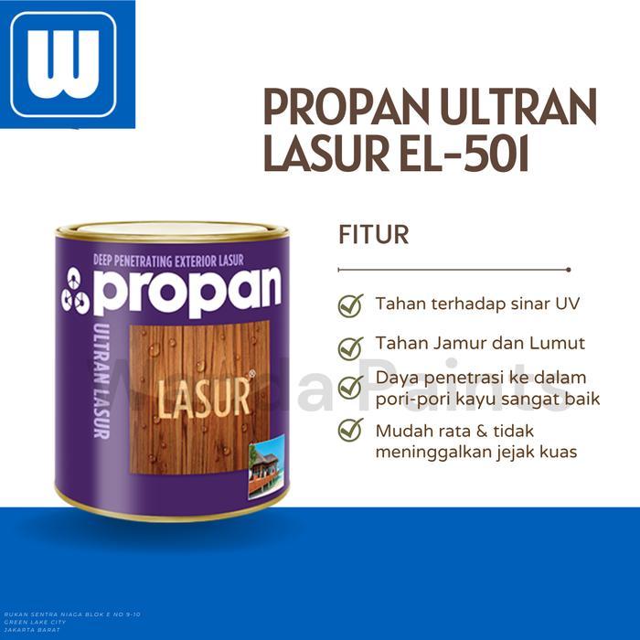 PROPAN ULTRAN LASUR EL-501 1L Pelapis Kayu Exterior (Warna Transparan)