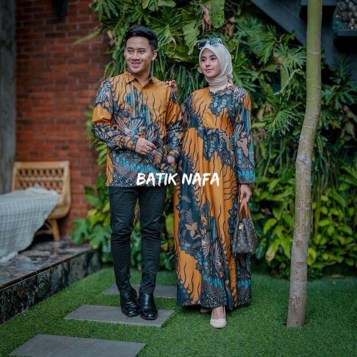 Copel Gamis Gamis Batik Sriwedari Maxi Bumil/Busui Poly Textil Sogan Allsize & Jumbo Kemeja Dan Gami