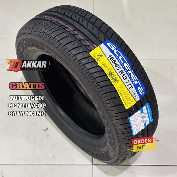 BAN ACCELERA RING 13 UKURAN 165 65 R13 ACCELERA GAMMA TUBLES BAN MOBIL KARIMUN R13